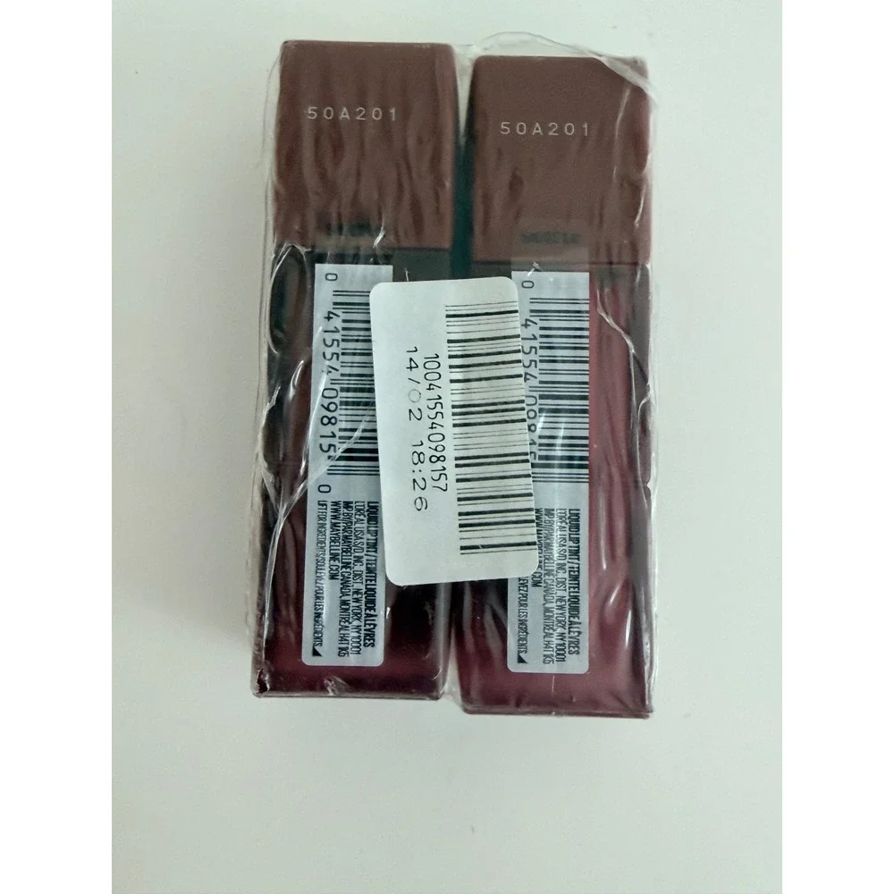 Maybelline SuperStay Teddy Tint Womens 2pk 105 Velvet Choker Matte NWT